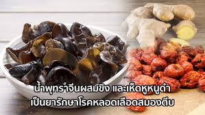 ขิง เห็ดหูหนู พุทราจีน